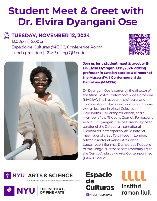 image from Grad student meet up with Dr. Elvira Dyangani Ose on November 12!