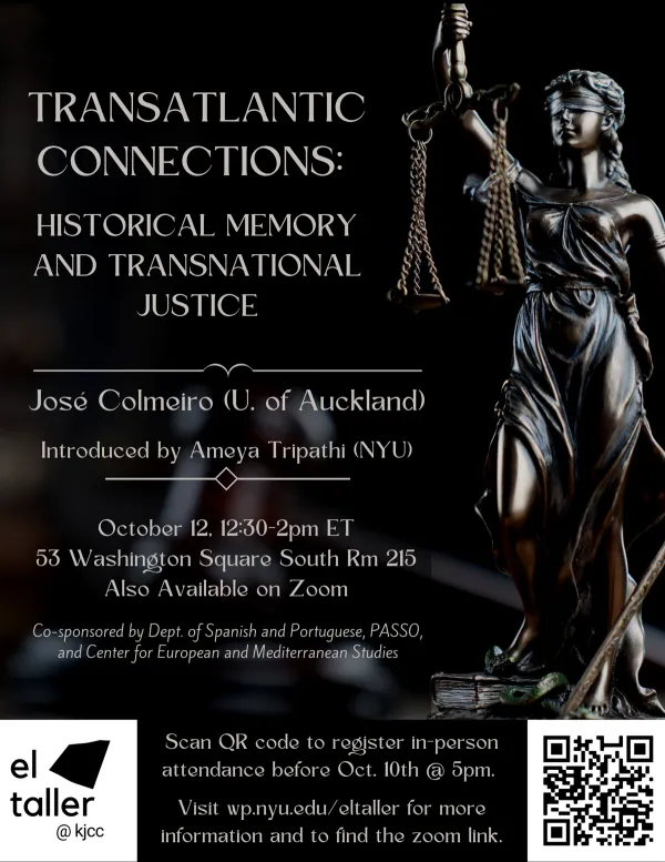 image from Colloquium @ KJCC Library: "Transatlantic Connections: Historical Memory and Transnational Justice”